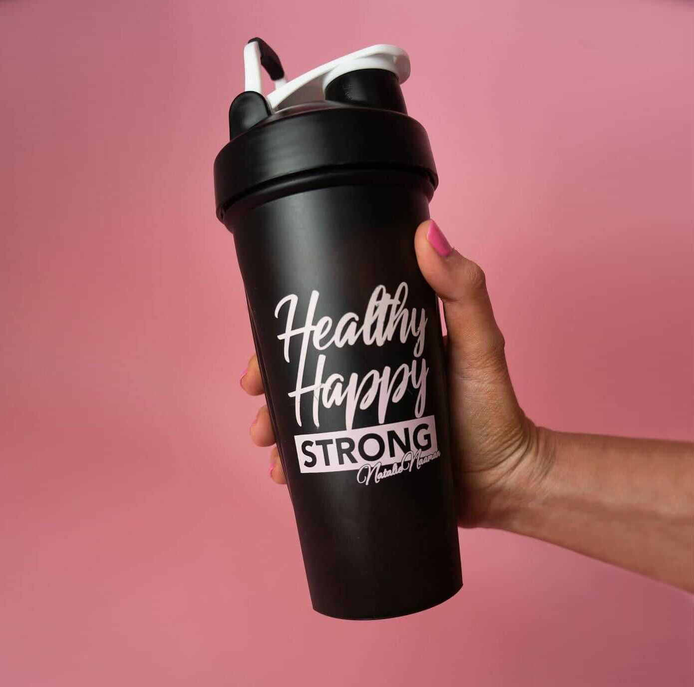 Healthy Happy Strong Protein Shaker!