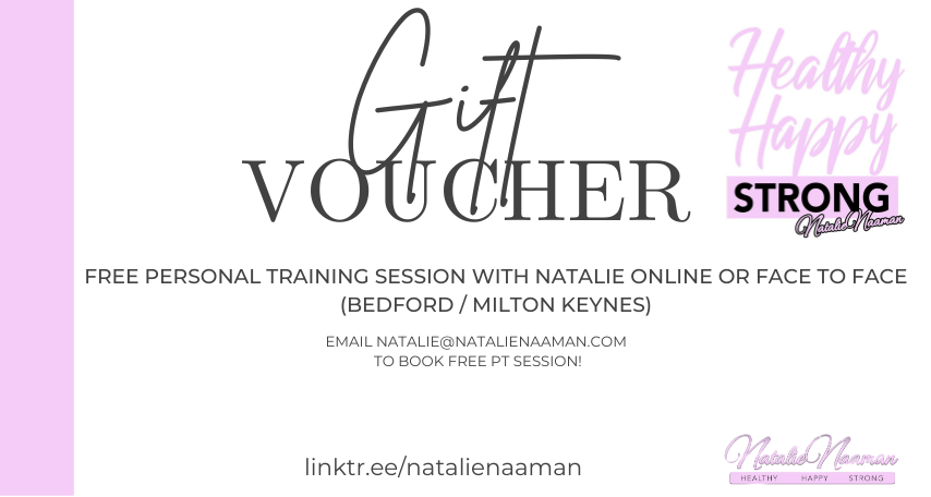 Gift Voucher - 30-45 minute Personal Training session with Natalie